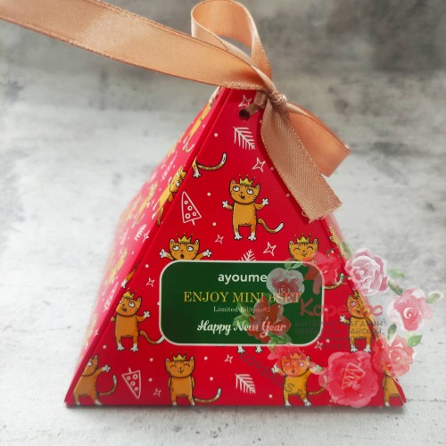 Подарочный набор с пирамидками в новогодней упаковке AYOUME Enjoy Mini 6Set SET#2 (красный)