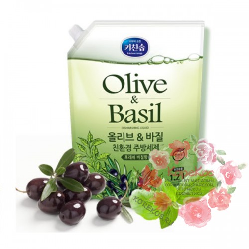 Средство для мытья посуды Olive&Basil Dishwashing Detergent 