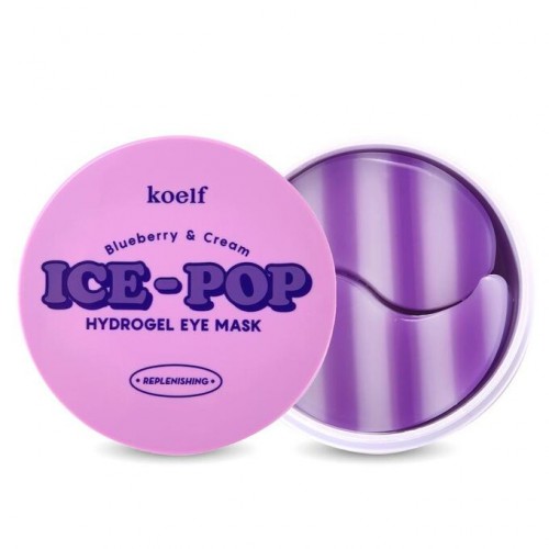 Гидрогелевые патчи для глаз с экстрактом голубики и ванили Blueberry & Cream Ice-Pop Hydrogel Eye Mask