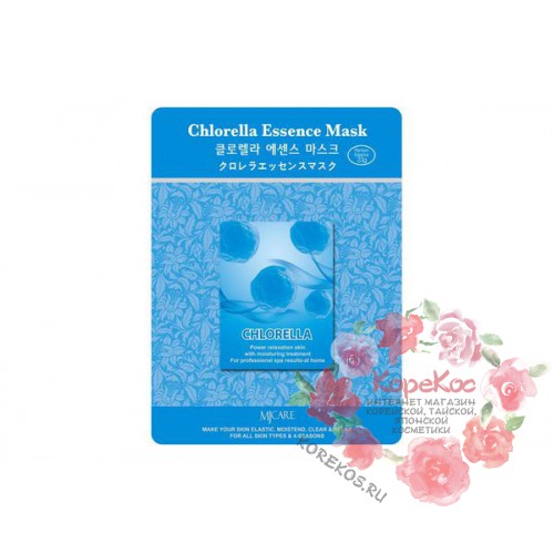 Маска тканевая хлорелла Chlorella Essence Mask