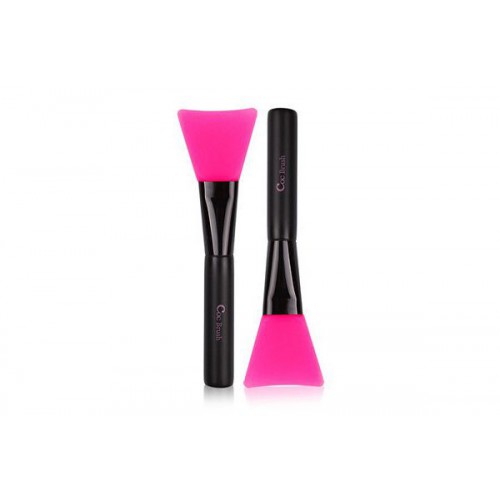 Розовая силиконовая кисть для удобного нанесения масок для лица Black Pink Pack Brush