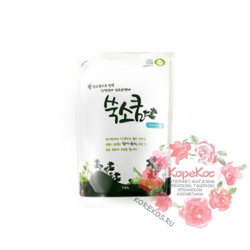Кондиционер для белья жидкий в мягкой упаковке 1,6 л Fabric Softener Ssook Soo Qoom