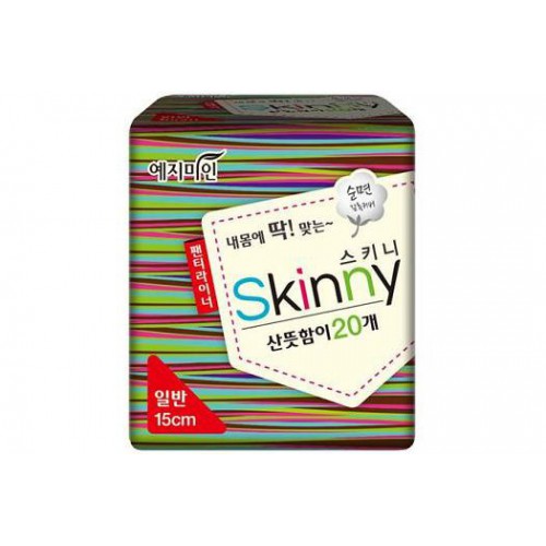 Прокладки гигиенические ежедневные ультратонкие (нормал) Yejimiin Skinny Panty Liner 20P (150 мм) Normal