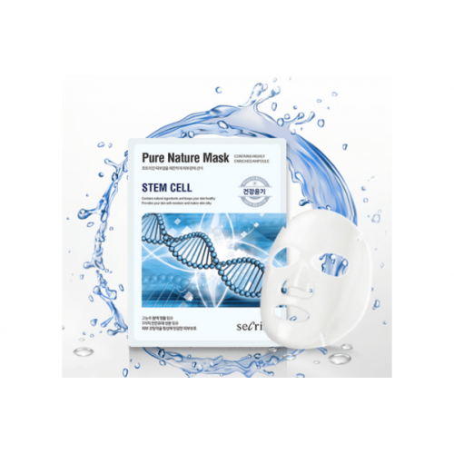 Маска для лица тканевая Secriss Pure Nature Mask Pack- Stem cell