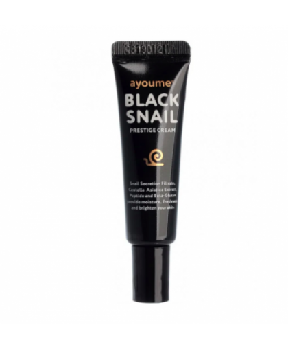 Крем для лица с муцином черной улитки AYOUME Black Snail Prestige Cream miniature 8мл 