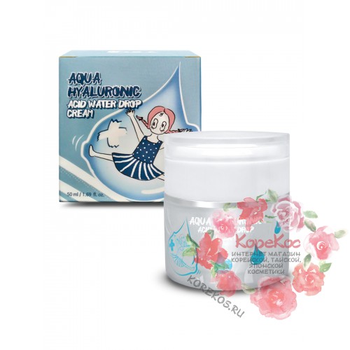 Крем для лица увлажняющий гиалуроновый Aqua Hyaluronic Acid Water Drop Cream sale