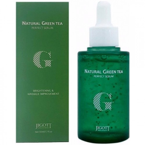 Сыворотка для лица с экстрактом зеленого чая Jigott Natural Green Tea Perfect Serum