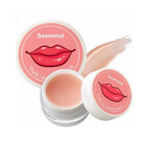 Маска для губ фруктовая ночная Saemmul Fruits Lip Sleeping Pack 