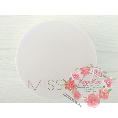 Тональный крем-кушон для стойкого макияжа Missha Magic Cushion Cover Lasting + сменный блок No.21 SPF50+ PA+++