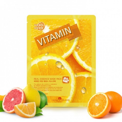 Маска для лица тканевая витамины Real Essence Vitamin Mask Pack
