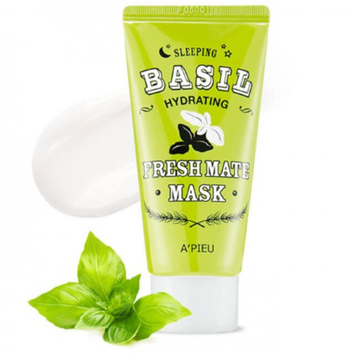 Маска для лица ночная A'PIEU Fresh Mate Basil Mask (Hydrating)