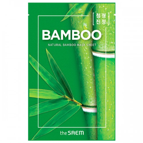 Маска тканевая с экстрактом бамбука Natural Bamboo Mask Sheet