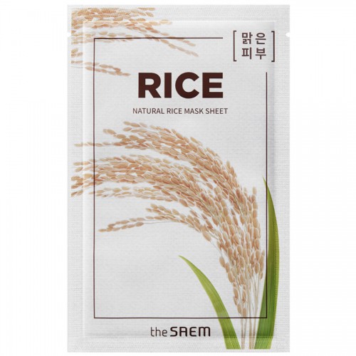 Маска тканевая с экстрактом риса Natural Rice Mask Sheet