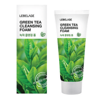 Пенка для лица очищающая с экстрактом зеленого чая LEBELAGE CLEANSING FOAM GREENTEA 