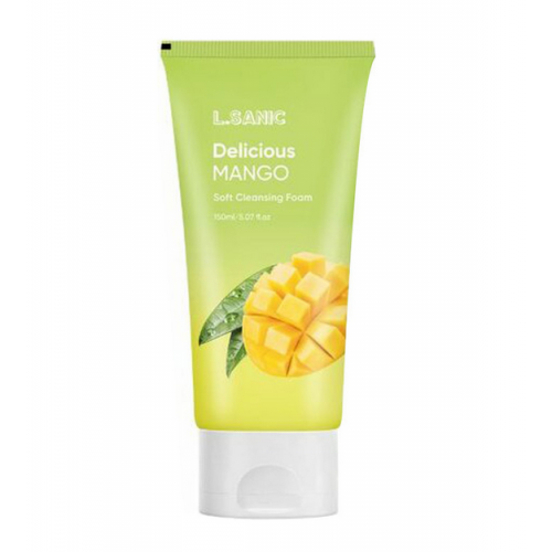 Пенка очищающая для умывания с экстрактом манго Delicious Mango Soft Cleansing Foam 