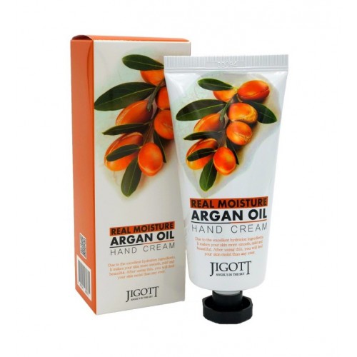 Увлажняющий крем с маслом арганы Jigott Real moisture Argan oil hand cream