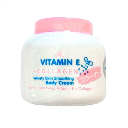 Увлажняющий крем для тела с Витамином Е и Коллагеном Aron Vitamin E And Collagen Velvety Skin Smoothing Body Cream 