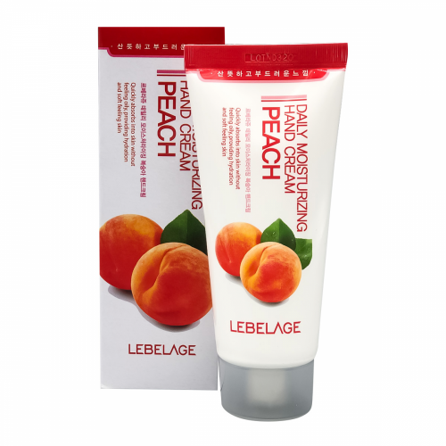  Увлажняющий крем для рук с экстрактом персика LEBELAGE Daily Moisturizing Peach Hand Cream