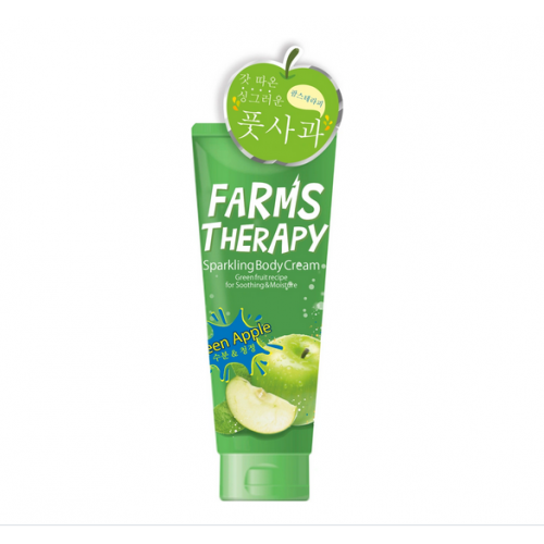 Крем для тела яблоко FARMS THERAPY Sparkling Body Cream [Green Apple] 