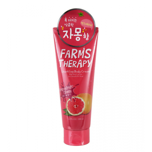 Крем для тела грейпфрут FARMS THERAPY Sparkling Body Cream[Grapefruit Clean]  