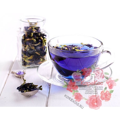 Тайский синий чай Анчан из цветов клитории