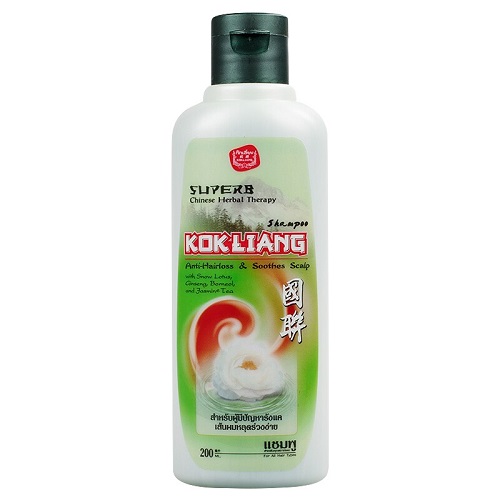 Безсульфатный шампунь Kokliang  Anti-Hairloss and Soothes Scalp (светлый) 200 мл