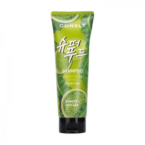 Шампунь с экстрактами водорослей и зеленого чая Матча для силы и блеска волос Seaweed Matcha Shampoo For Strength Shine