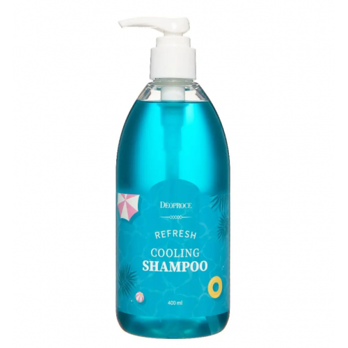Освежающий шампунь с растительными экстрактами DEOPROCE Refresh Cooling Shampoo