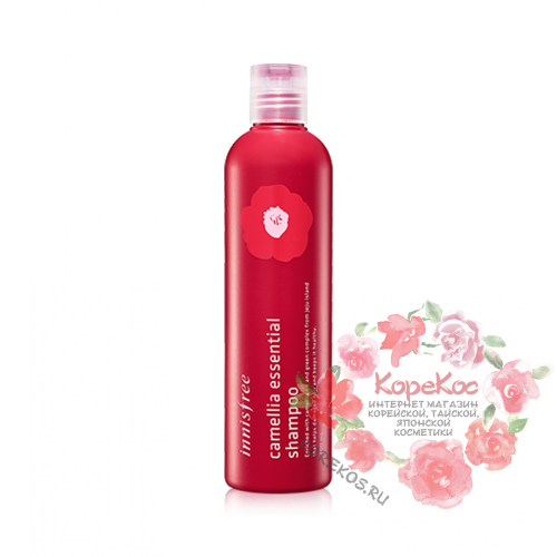 Безсиликоновый шампунь с маслом камелии Camellia Essential Shampoo