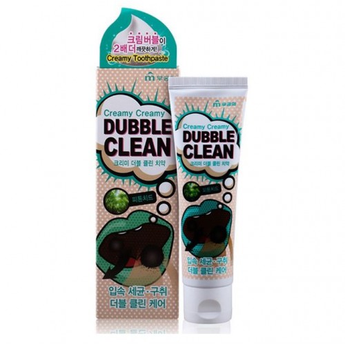 Кремовая зубная паста с очищающими пузырьками и фитонцидами Mukunghwa Dubble Clean