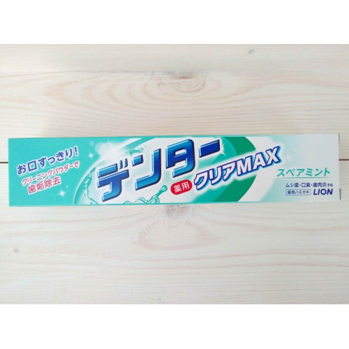 Зубная паста для защиты от кариеса с микропудрой "Dentor Clear MAX Spearmint" мята
