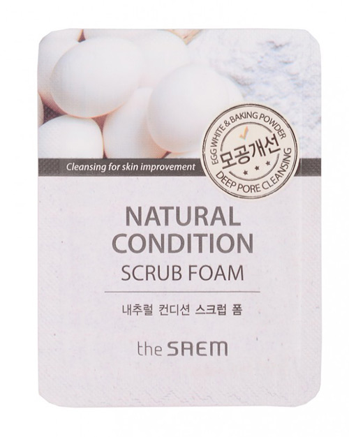 Пробнки пенки для умывания The Saem Natural Condition Scrub Foam